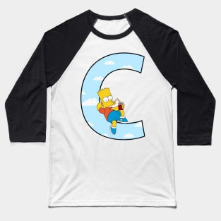 Simpsons letter Baseball T-Shirt